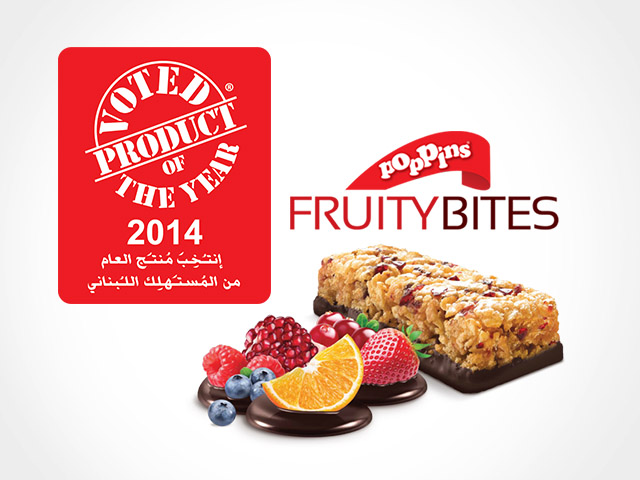 انتخاب Fruity Bites منتج العام 2015
