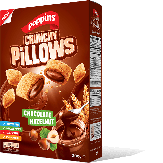 Crunchy Pillows Chocolate Hazelnut