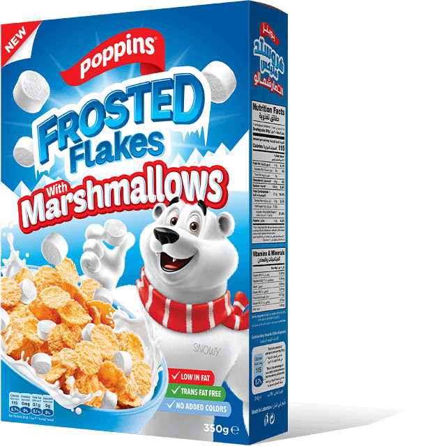 Poppins® Frosted Flakes with Marshmallows