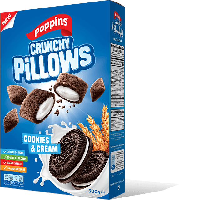 Crunchy Pillows Cookies & Cream