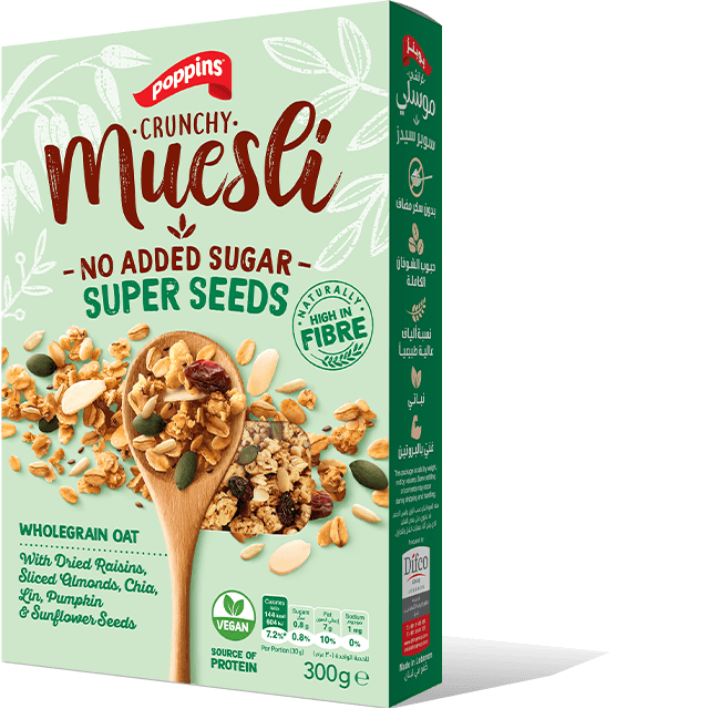 Crunchy Muesli Super Seeds No Added Sugar